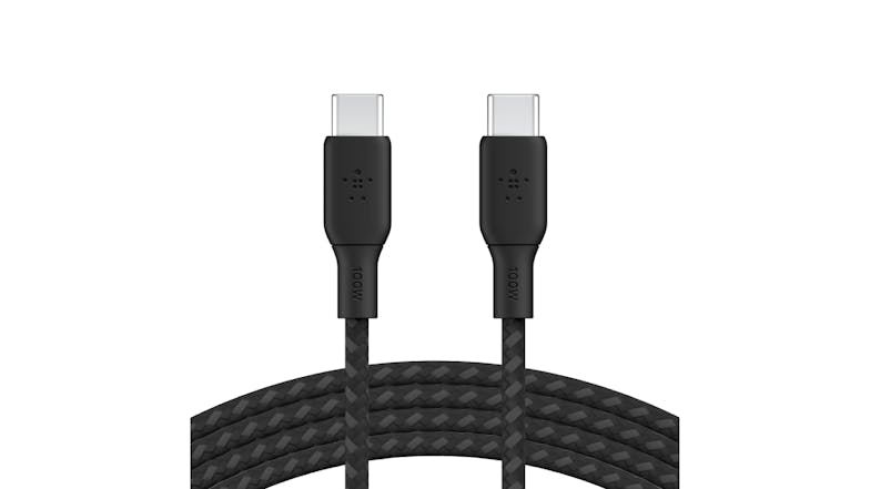 Belkin Boost Up Charge USB-C to USB-C Braided Cable 100W 2m - Black