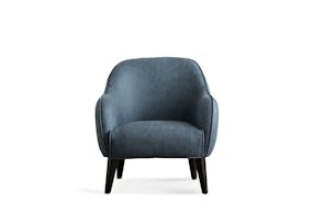Franky Accent Fabric Chair by Collage - Blue