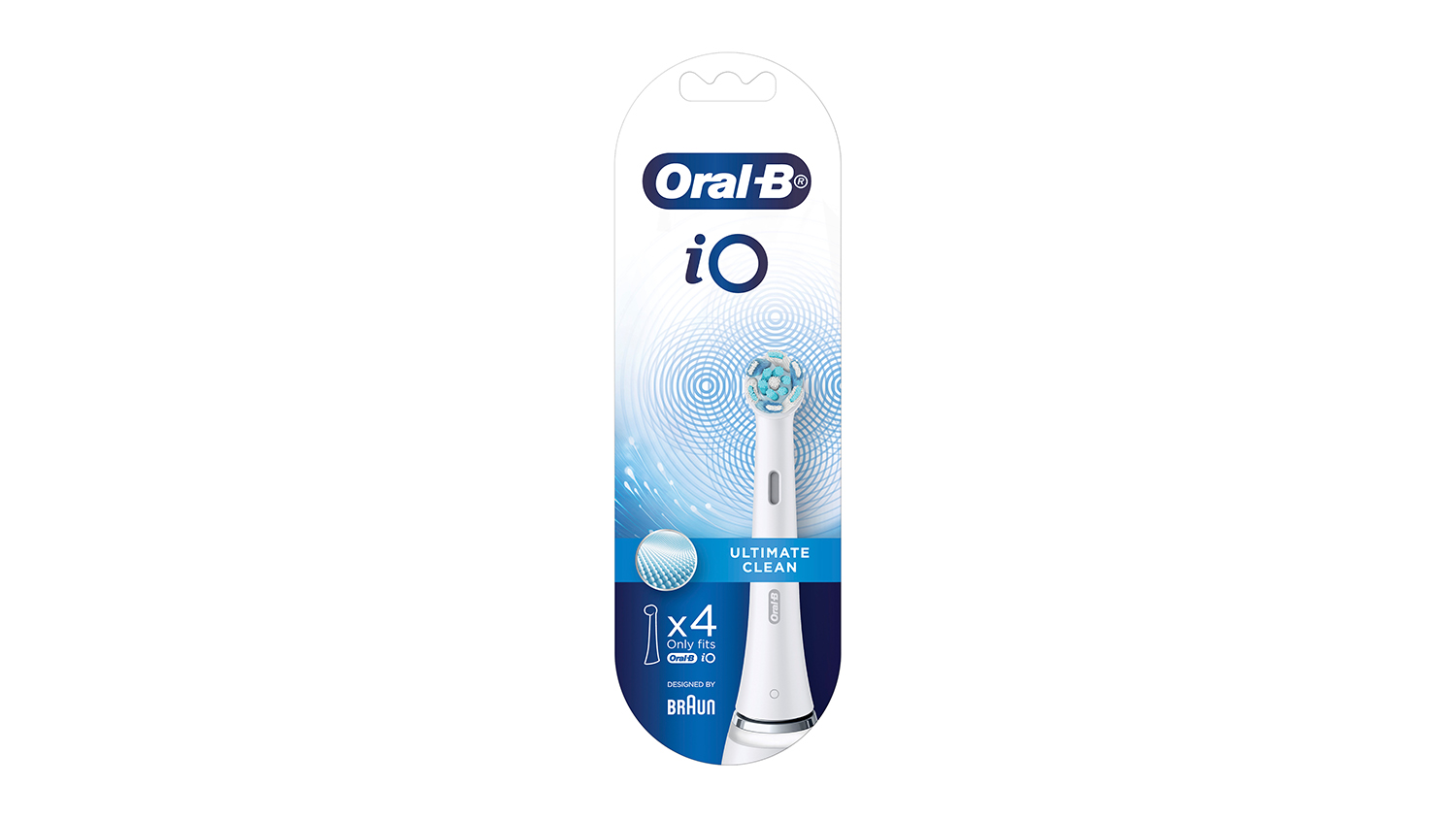 OralB iO Ultimate Clean Replacement Brush Head 4 Pack/White (CW4
