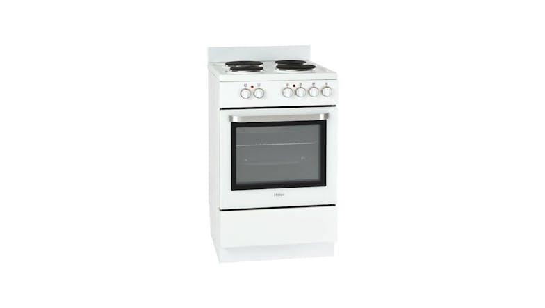 Haier 54cm Freestanding Oven w/ Electric Cooktop - White