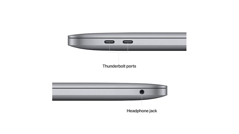 Apple MacBook Pro 13" with M2 Chip 8-Core CPU/10-Core GPU 8GB-RAM 512GB-SSD - Space Grey (2022)