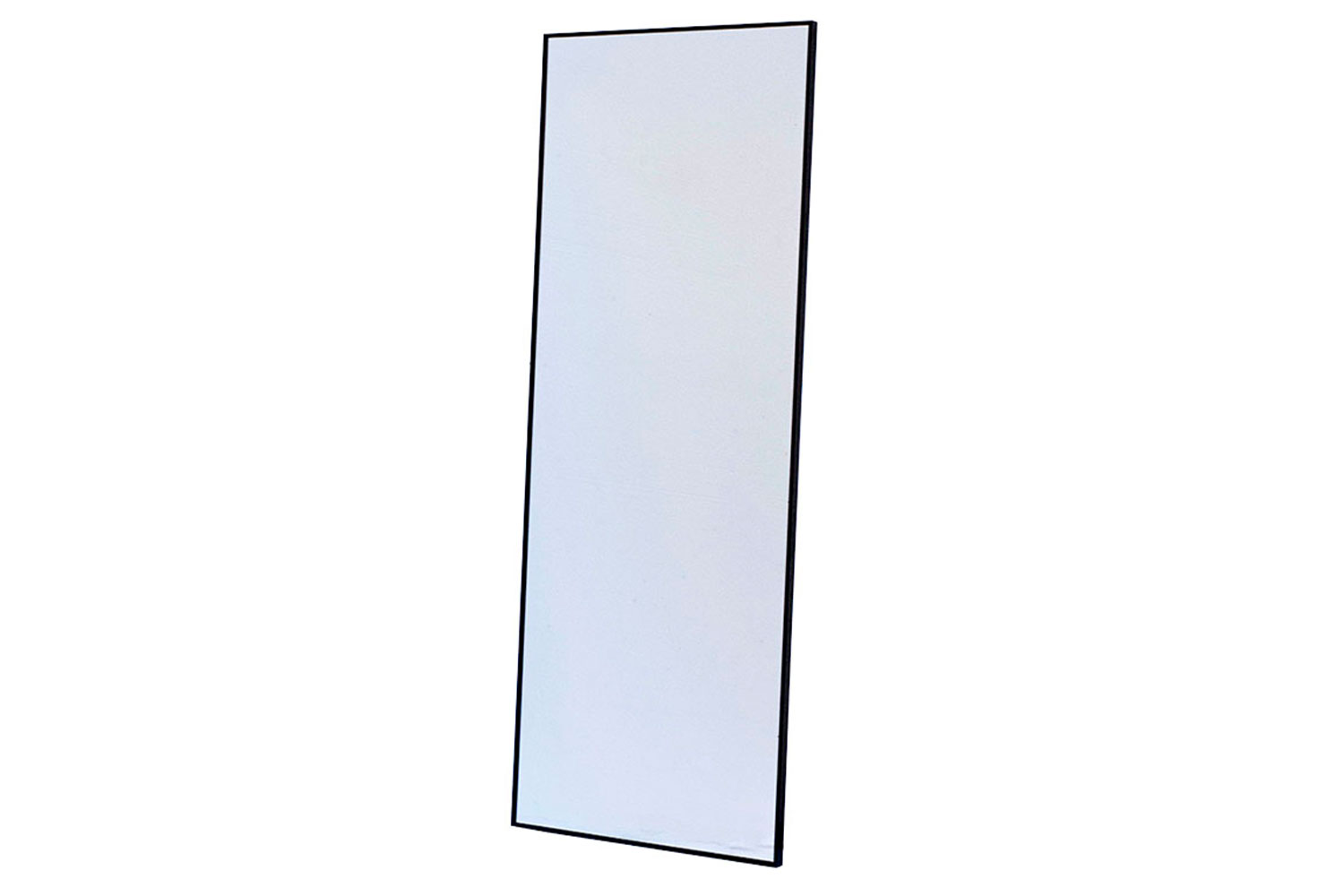 170cm Rectangular Aluminium Mirror - Black