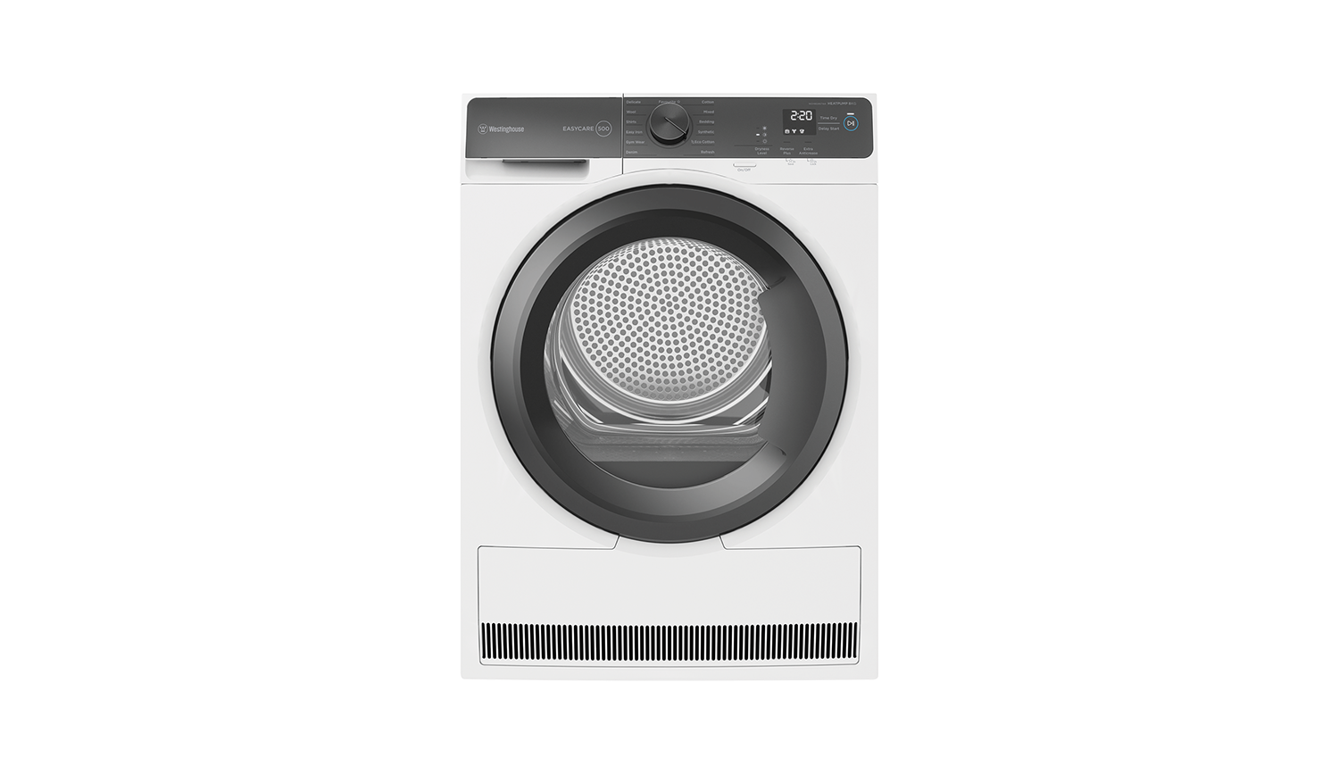 Westinghouse 8kg Heat Pump Condenser Dryer with 13 Programs - White (EasyCare 500 Series/WDH804N7WA)