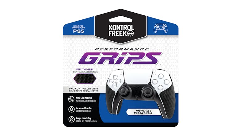 KontrolFreek Performance Grips for PlayStation5 - Black