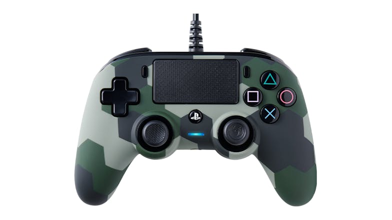 Nacon Wired Compact Controller for PlayStation 4 - Camo Green