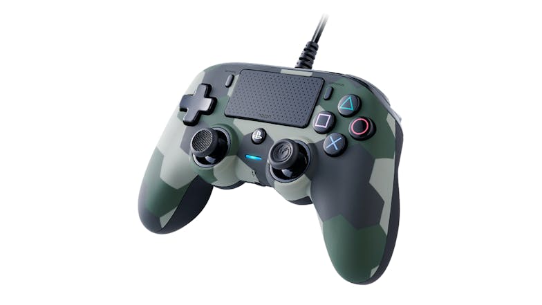 Nacon Wired Compact Controller for PlayStation 4 - Camo Green