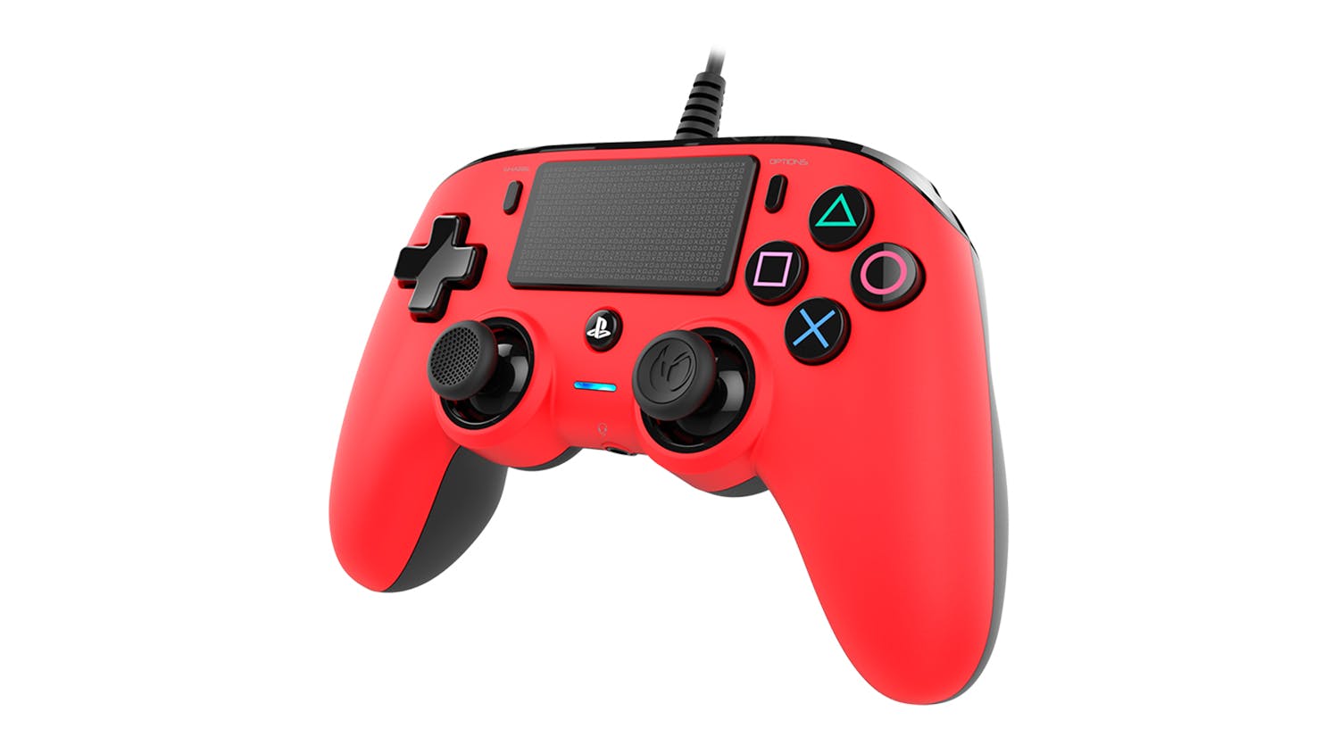 Nacon Wired Compact Controller for PlayStation 4 - Red