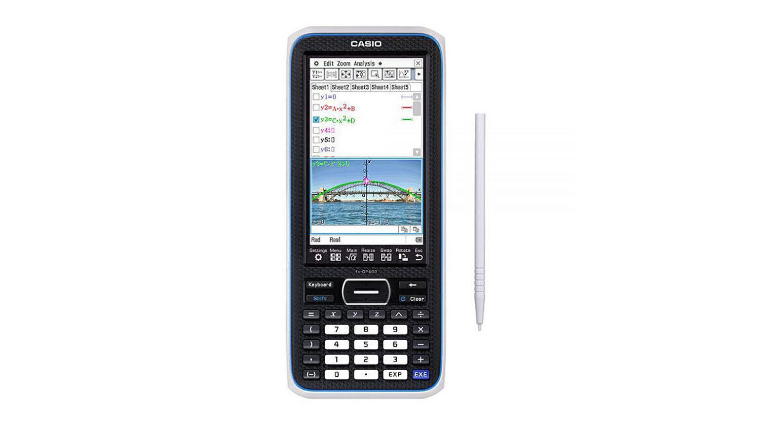 Casio fx CP400 Graphing Scientific Calculator White Harvey