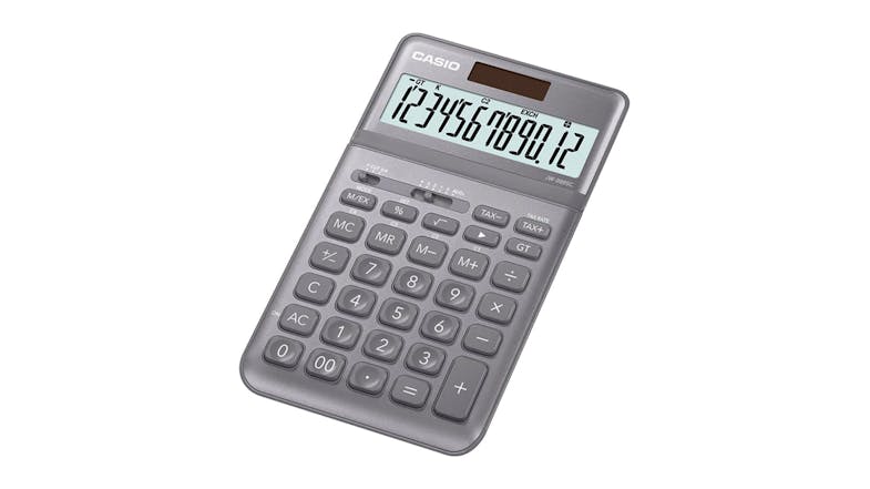Casio JW-200SC-GY Calculator - Grey