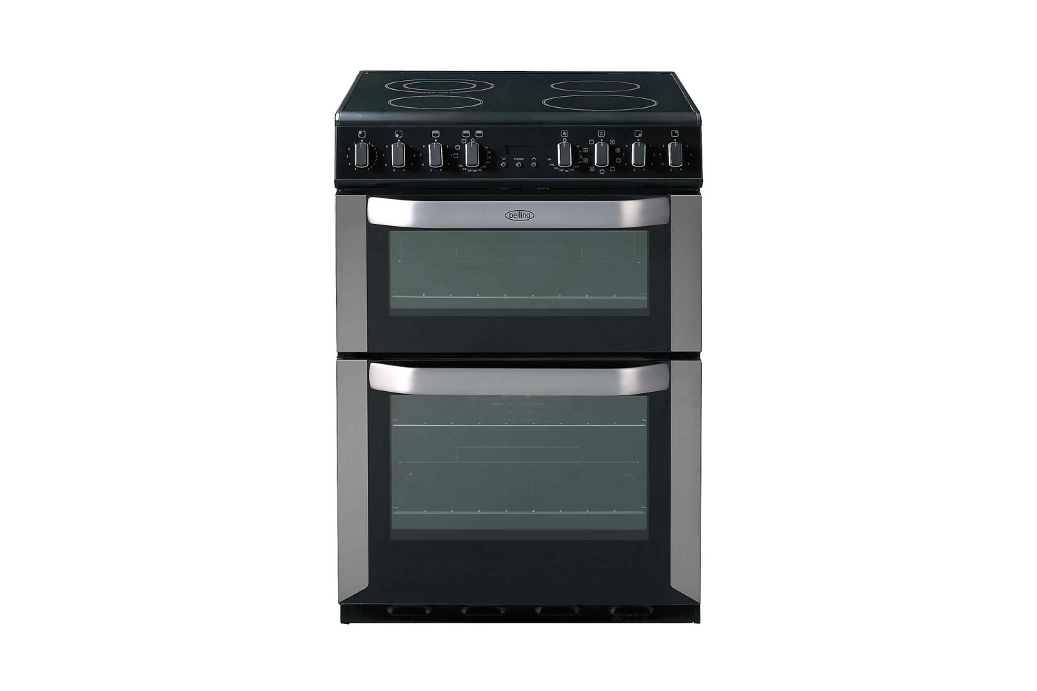 Belling 60cm Freestanding Double Oven Stainless Steel Harvey Norman