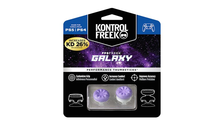 KontrolFreek FPS Freek Galaxy Performance Thumbsticks for PlayStation4/5 - Purple