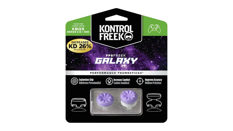 KontrolFreek FPS Freek Galaxy Performance Thumbsticks for Xbox One & Series X/S - Purple