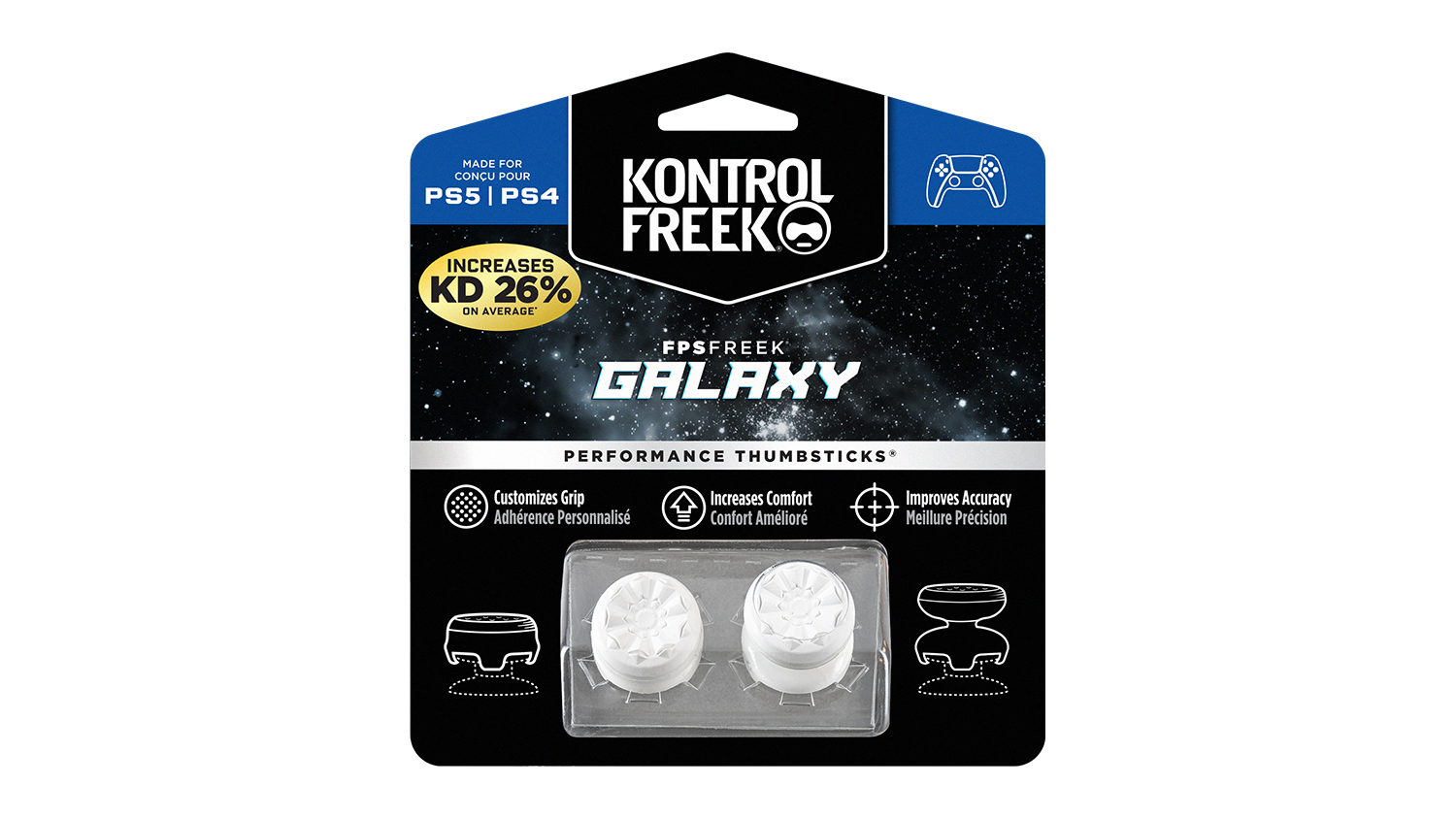 KontrolFreek FPS Freek Galaxy WHITE for Xbox One and Xbox Series X