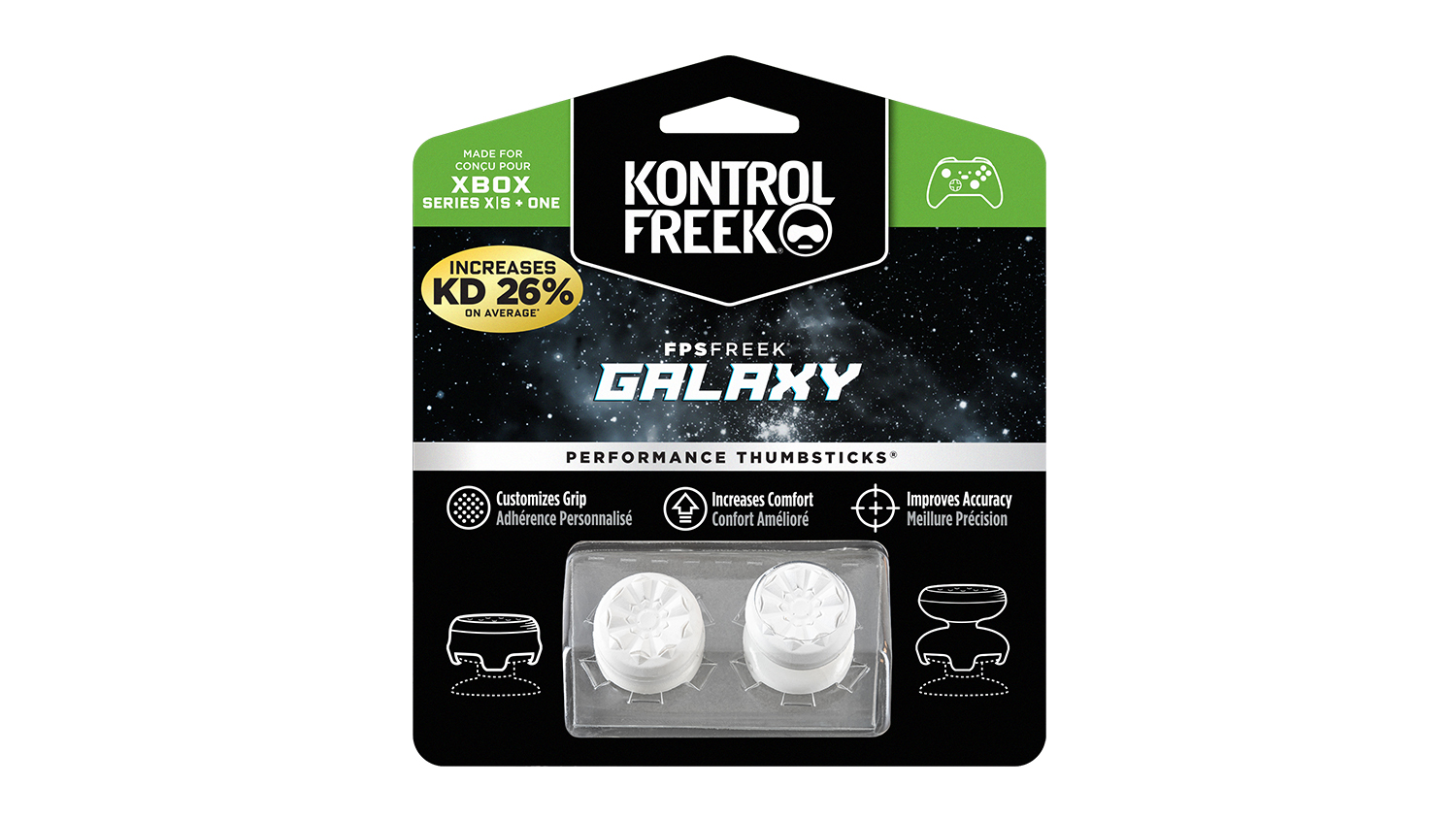 独特の上品 KontrolFreek FPS Freek Galaxy WHITE for Xbox One and Series X  blaccoded.com