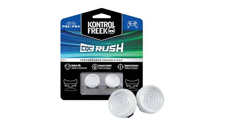 KontrolFreek CQC Rush Performance Thumbsticks for PlayStation4/5 - White