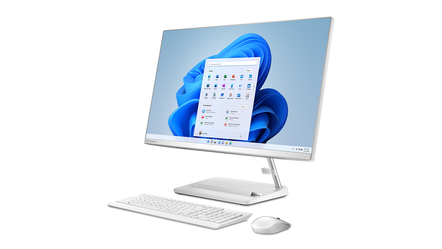 lenovo all in one desktop white color