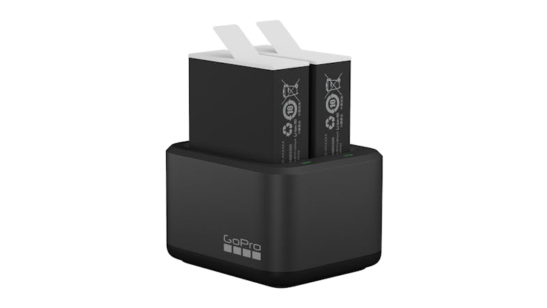 GoPro Dual Battery Charger + Enduro Battery for Hero9/Hero10 Black