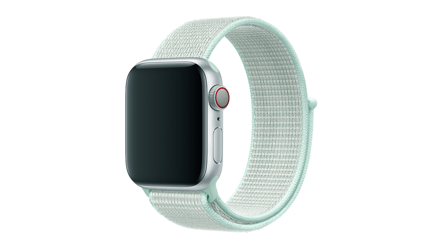 Swifty Watch Strap for Apple Watch - White/Mint Blue (Fit Case Size 38/40mm)