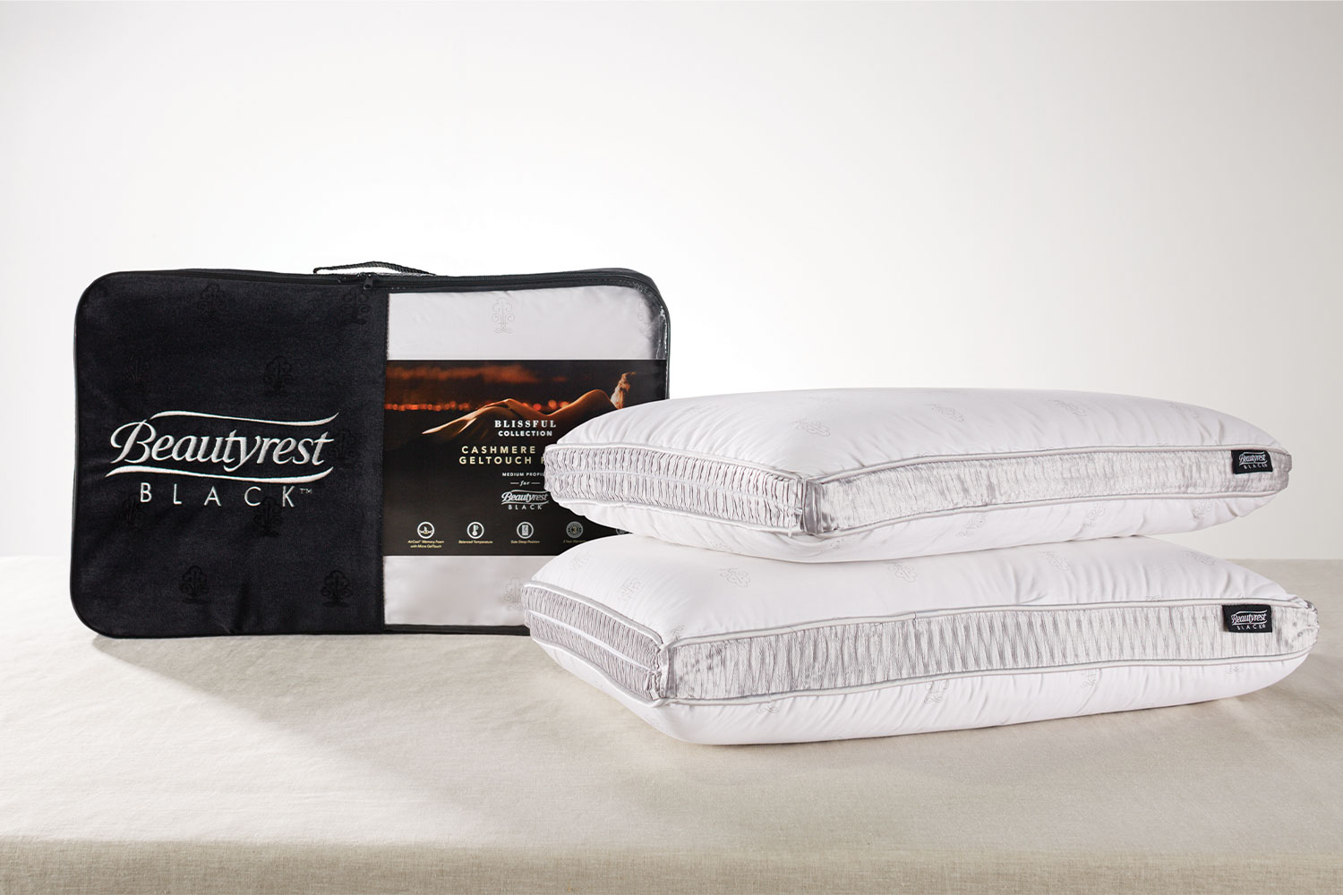 Beautyrest black pillow down alternative sale