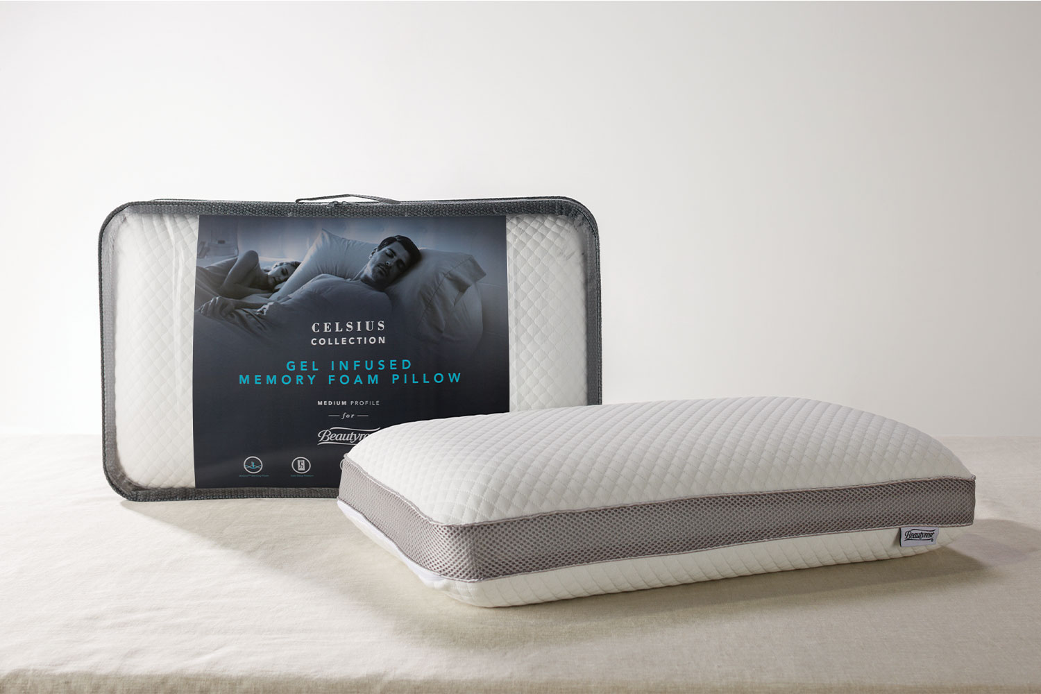 gel infused memory foam pillow