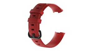 Swifty Watch Strap for Fitbit Charge 3 & 4 - Red (Large)