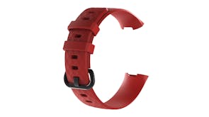 Swifty Watch Strap for Fitbit Charge 3 & 4 - Red (Large)