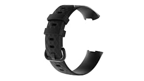 Swifty Watch Strap for Fitbit Charge 3 & 4 - Black (Small)