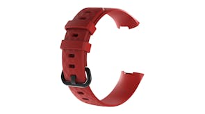 Swifty Watch Strap for Fitbit Charge 3 & 4 - Red (Small)