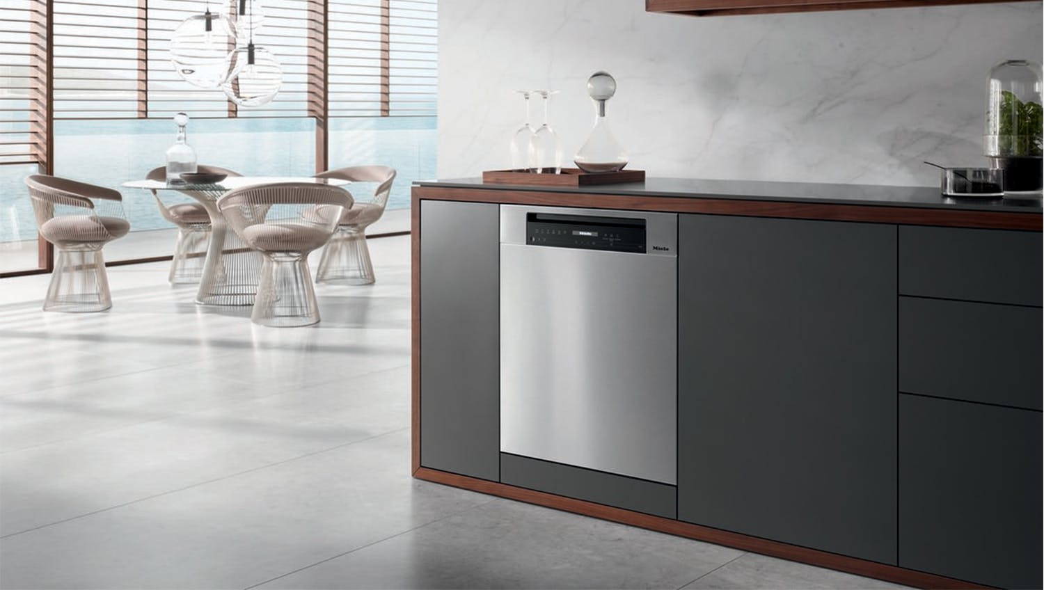 Miele Built-Under Dishwasher - Stainless Steel