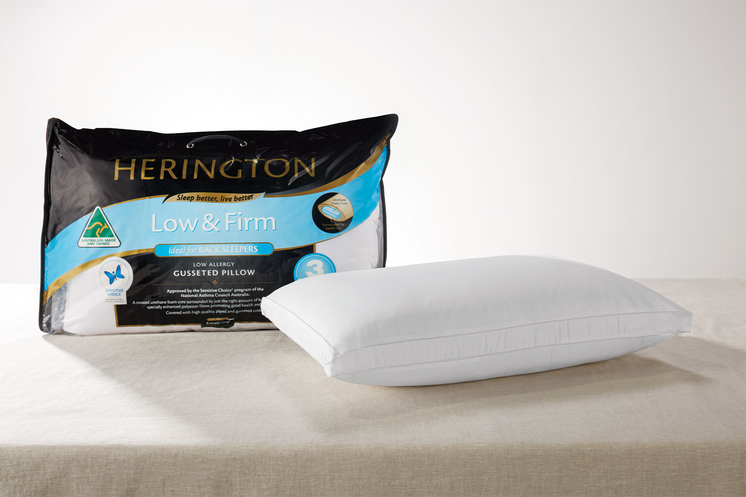 Low 2024 firm pillow