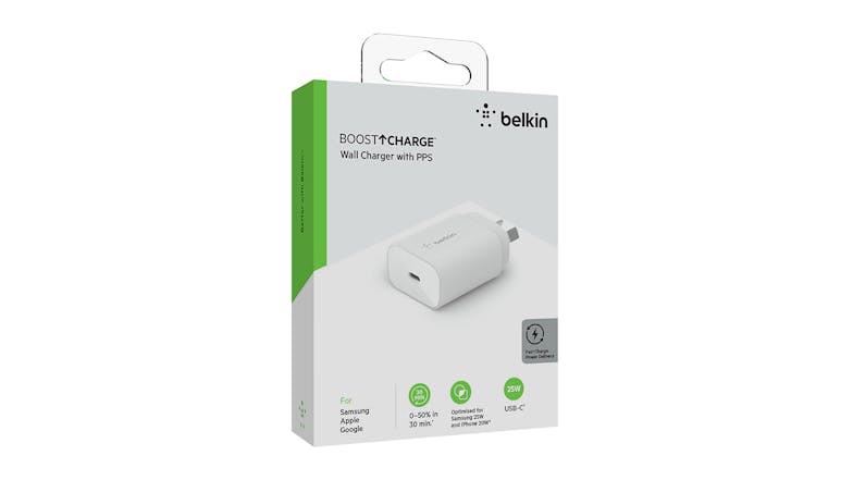 Belkin Boost Up Charge 25W USB-C PD 3.0 Wall Charger with PPS