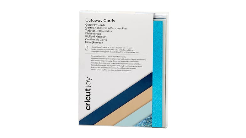 Cricut Joy Cutaway Cards 4.25" x 5.5" - Marina Sampler (8 Cards)