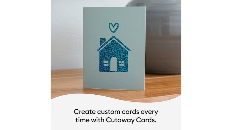 Cricut Joy Cutaway Cards 4.25" x 5.5" - Pastel Sampler (8 Cards)