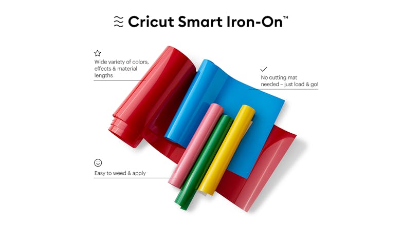 Cricut Smart Iron-On 13" x 3ft - Red (1 Roll)