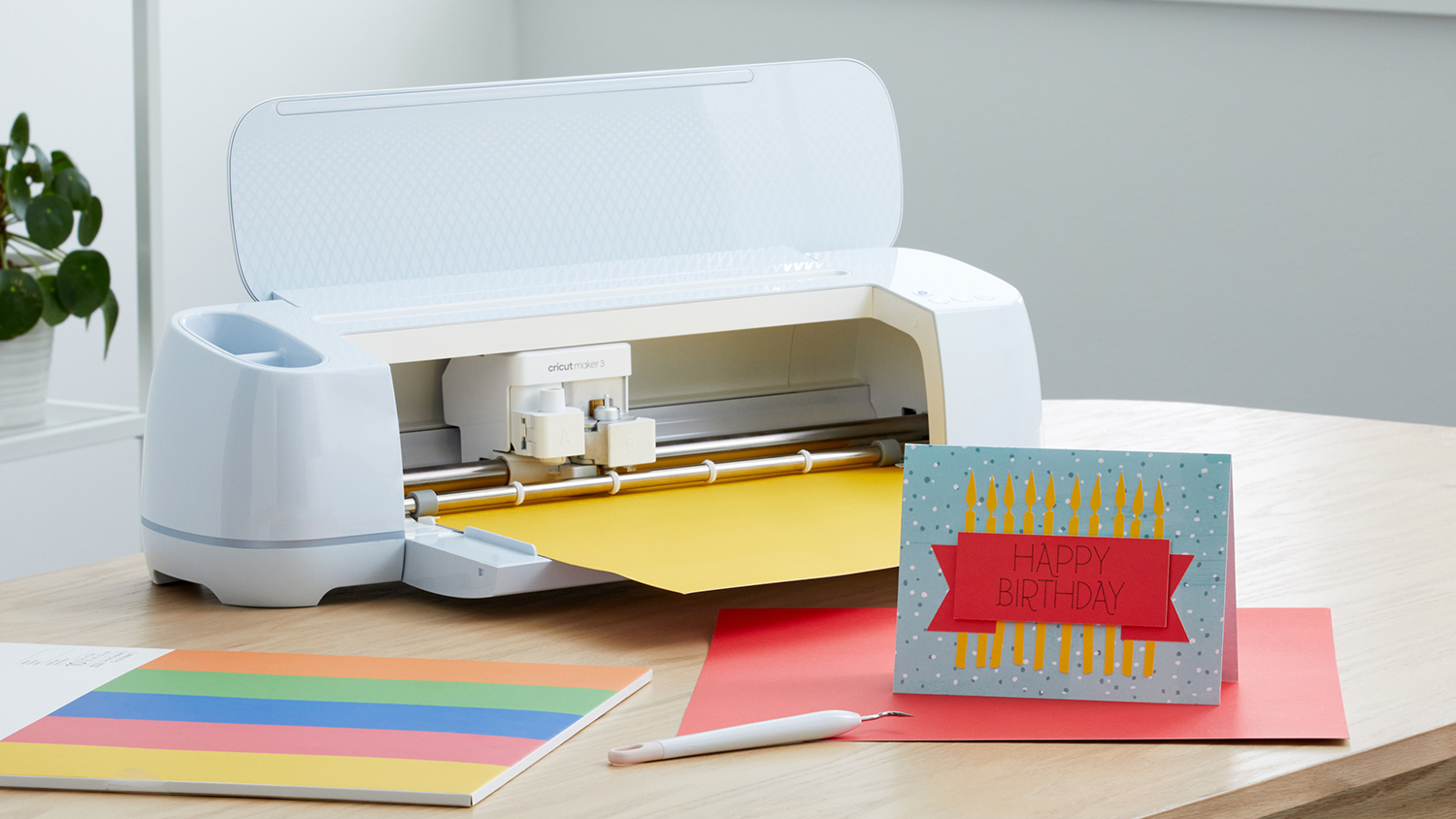 Cricut Smart Paper Sticker Cardstock 13" x 13" - Bright Bow (10 Sheets)