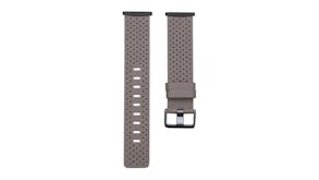 Swifty Watch Leather Strap for Fitbit Versa 3 & Sense - Grey (Large)