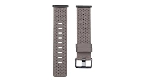 Swifty Watch Leather Strap for Fitbit Versa 3 & Sense - Grey (Small)