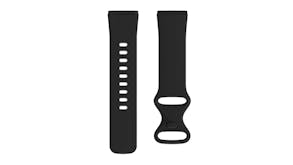 Swifty Watch Silicone Strap for Fitbit Versa 3 & Sense - Black (Small)