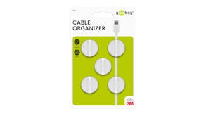 Goobay Cable Management 1 Slot - White (5 Piece Set)