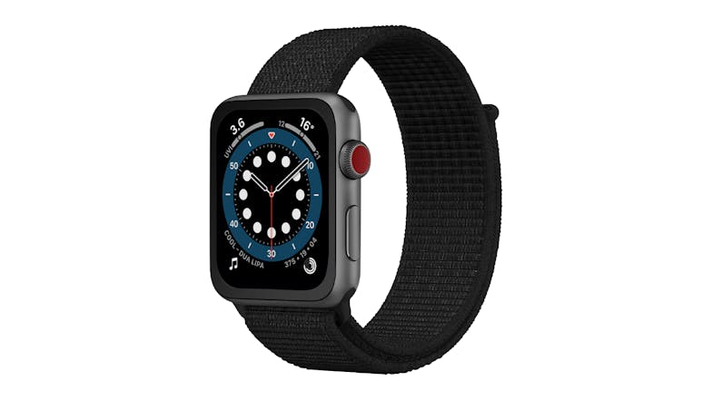 3sixT Nylon Weave Band for Apple Watch - Black (Fit Case Size 38/40mm)