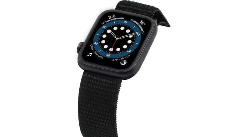 3sixT Nylon Weave Band for Apple Watch - Black (Fit Case Size 38/40mm)
