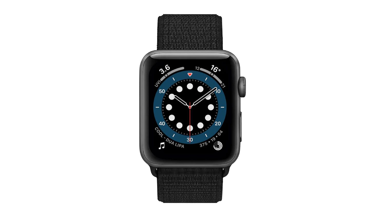 3sixT Nylon Weave Band for Apple Watch - Black (Fit Case Size 38/40mm)