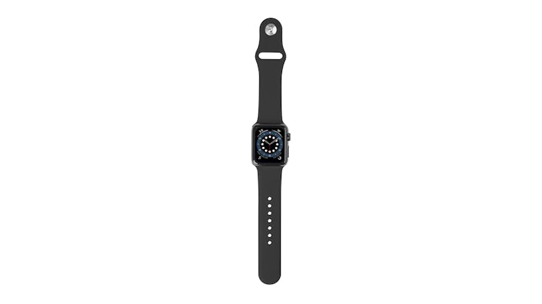 3sixT Silicone Band for Apple Watch - Black (Fit Case Size 42/44mm)