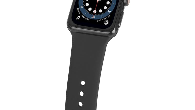 3sixT Silicone Band for Apple Watch - Black (Fit Case Size 42/44mm)