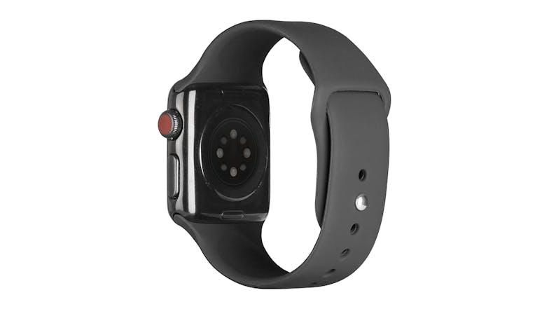 3sixT Silicone Band for Apple Watch - Black (Fit Case Size 42/44mm)