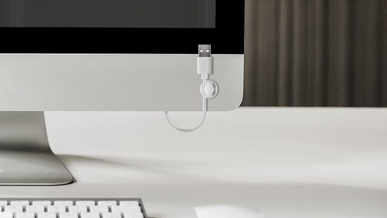 Goobay Cable Management 2 Slots Mini - White (6 Piece Set)