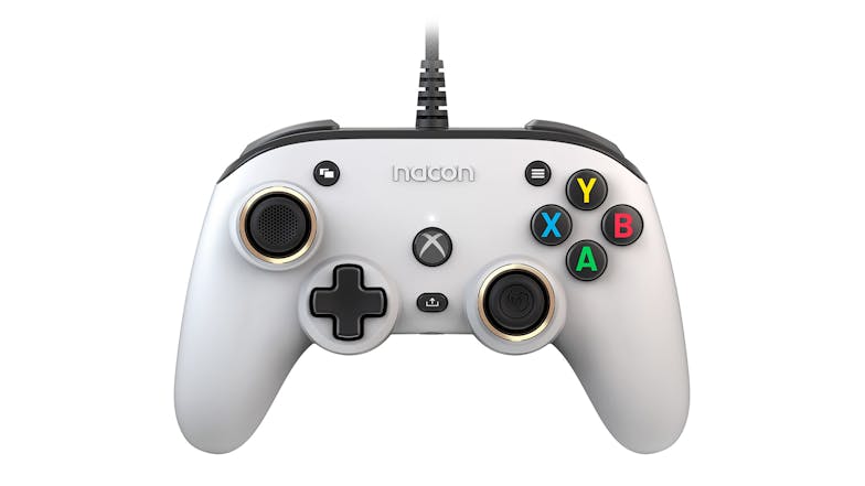 RIG Nacon Pro Compact Controller for Xbox One & Series X/S - White
