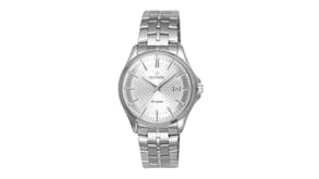Olympic Timekeeper Series Gents Watch 42mm - Stainless Steel with White Dial