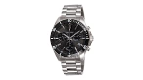 Olympic Chronograph Series Gents Watch 44mm - Stainless Steel with Black Dial