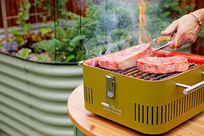 Everdure Cube Portable Charcoal Barbeque by Heston Blumenthal